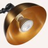 Steinhauer Pintino Stehlampe aus Metall mit bronzefarbenem Metallschirm GU10 dimmbar