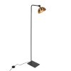 Steinhauer Pintino Stehlampe aus Metall mit bronzefarbenem Metallschirm GU10 dimmbar