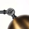 Steinhauer Pintino Stehlampe aus Metall mit bronzefarbenem Metallschirm GU10 dimmbar