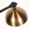 Steinhauer Pintino Stehlampe aus Metall mit bronzefarbenem Metallschirm GU10 dimmbar