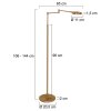 Steinhauer Soleil verstellbare LED Stehlampe dimmbar 900 Lumen 2200-4000 Kelvin