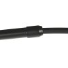 Steinhauer Curve Bogenstehlampe für Wohnzimmer, 210 cm, brauner Seegras-Schirm, dimmbar