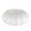 Steinhauer Curve Bogenstehlampe, Bogenlampe mit weißem Stoffschirm, E27, IP20