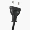 Steinhauer Curve Bogenstehlampe, Bogenlampe mit weißem Stoffschirm, E27, IP20