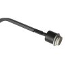 Steinhauer Zig-Zag Bogenstehlampe dimmbar mit goldfarbenem Schirm aus Metall
