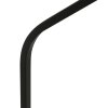 Steinhauer Zig-Zag Bogenstehlampe dimmbar mit Schalter, grauer Stoffschirm