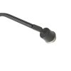 Steinhauer Zig-Zag Bogenstehlampe dimmbar mit Schalter, grauer Stoffschirm