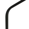 Steinhauer Zig-Zag Metall-Bogenstehlampe mit cremefarbenem Stoffschirm, dimmbar