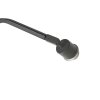 Steinhauer Zig-Zag Metall-Bogenstehlampe mit cremefarbenem Stoffschirm, dimmbar