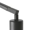 Steinhauer Zig-Zag Bogen-Stehlampe als Leselampe mit grauem Stoffschirm, E27, dimmbar