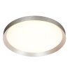 Steinhauer Flady silberne moderne LED Deckenleuchte 2-flammig 2700K 4600lm 40W
