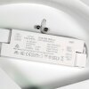Steinhauer Flady silberne moderne LED Deckenleuchte 2-flammig 2700K 4600lm 40W
