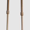 Steinhauer Anthea 3-flammige Pendelleuchte im Balken-Design in Bronze mit cremefarbenen Glasschirmen