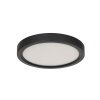 Steinhauer Luminix runde flache dimmbare LED Deckenleuchte mit weißem Schirm IP44