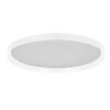 Steinhauer Flady weiße runde LED Deckenleuchte Ø 50 cm 40W 4600lm 2700K dimmbar