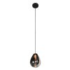 Steinhauer Glimsy LED-Rauchglas-Pendelleuchte Ø 14,5 cm IP20 modern dimmbar