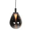 Steinhauer Glimsy LED-Rauchglas-Pendelleuchte Ø 14,5 cm IP20 modern dimmbar