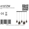 Steinhauer LED Cluster-Pendelleuchte Glimsy, höhenverstellbar, 2700 Kelvin warmweiß