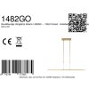 Steinhauer LED Pendelleuchte Zelena höhenverstellbar, Lichtfarbe einstellbar 2200-4000 Kelvin