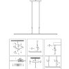 Steinhauer LED Pendelleuchte Zelena höhenverstellbar, Lichtfarbe einstellbar 2200-4000 Kelvin