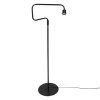 Steinhauer Bloeba Bogenstehlampe mit grünem Schirm, verstellbar fürs Wohnzimmer