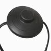 Steinhauer Sparkled Light Stehleuchte mit braunem Holzschirm, E27, dimmbar, IP20, 240 cm