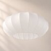 Steinhauer Sparkled Light verstellbare Bogenstehlampe, dimmbar, mit weißem Stoffschirm
