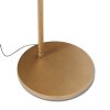 Steinhauer Sparkled Light Bogenstehlampe mit weißem Stoffschirm, Bronze, E27