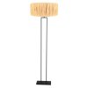 Steinhauer Stang klassische Stehlampe Bodenleuchte mit Seegrasschirm, E27, dimmbar, IP20