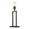 Steinhauer Stang Tischleuchte Tischlampe mit gold-schwarzem Stoffschirm E27