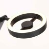 Steinhauer Ringlux LED Ring-Tischleuchte, dimmbar, mit Schalter 2700K 1000lm 5W