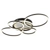 Globo Alvis LED Ring-Deckenleuchte mit 4 Ringen 4000 Kelvin 5710 Lumen 40 Watt IP20