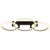 Globo Fletcher LED Metall-Deckenleuchte mit Ringdesign modern 3000K 4700lm 40W