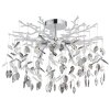 Globo Danna Deckenleuchte Kronleuchter modern Chrom Klar 8-flammig ø 61 cm