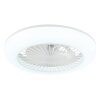 Globo Ferrell LED Deckenventilator mit Beleuchtung, dimmbar, weiß, modern