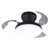 Globo Zavala LED dimmbarer Deckenventilator mit Licht, Fernbedienung, modern, IP20