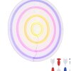 Globo Darteri LED Wanddekoleuchte im Dartboard-Design, Ø 46 cm, 3 Watt, IP20