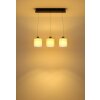 NOWA Thea LED Esstisch-Pendelleuchte 74 cm 3000 K 3000 lm 24 W mit Stoffschirm