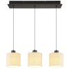 NOWA Thea LED Esstisch-Pendelleuchte 74 cm 3000 K 3000 lm 24 W mit Stoffschirm
