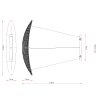 Globo Kristalla LED Esstisch-Pendelleuchte dimmbar 105 cm 2700-6000 K 4520 lm 40 W