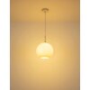 Globo Andre Pendelleuchte mit weißem Glasschirm Ø 25 cm E27 für Esszimmer und Flur