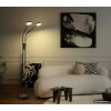 Globo Silvio LED Stehlampe modern mit 2 verstellbaren Leuchten für Wohnzimmer