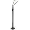 Globo Silvio LED Stehlampe modern mit 2 verstellbaren Leuchten für Wohnzimmer