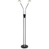 Globo Silvio LED Stehlampe modern mit 2 verstellbaren Leuchten für Wohnzimmer