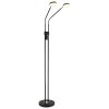 Globo Silvio LED Stehlampe modern mit 2 verstellbaren Leuchten für Wohnzimmer