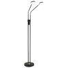 Globo Silvio LED Stehlampe modern mit 2 verstellbaren Leuchten für Wohnzimmer