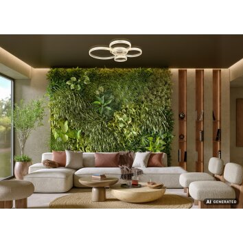 Globo Francine LED Ring-Deckenleuchte 2700-6000 Kelvin 14590 Lumen 120 Watt