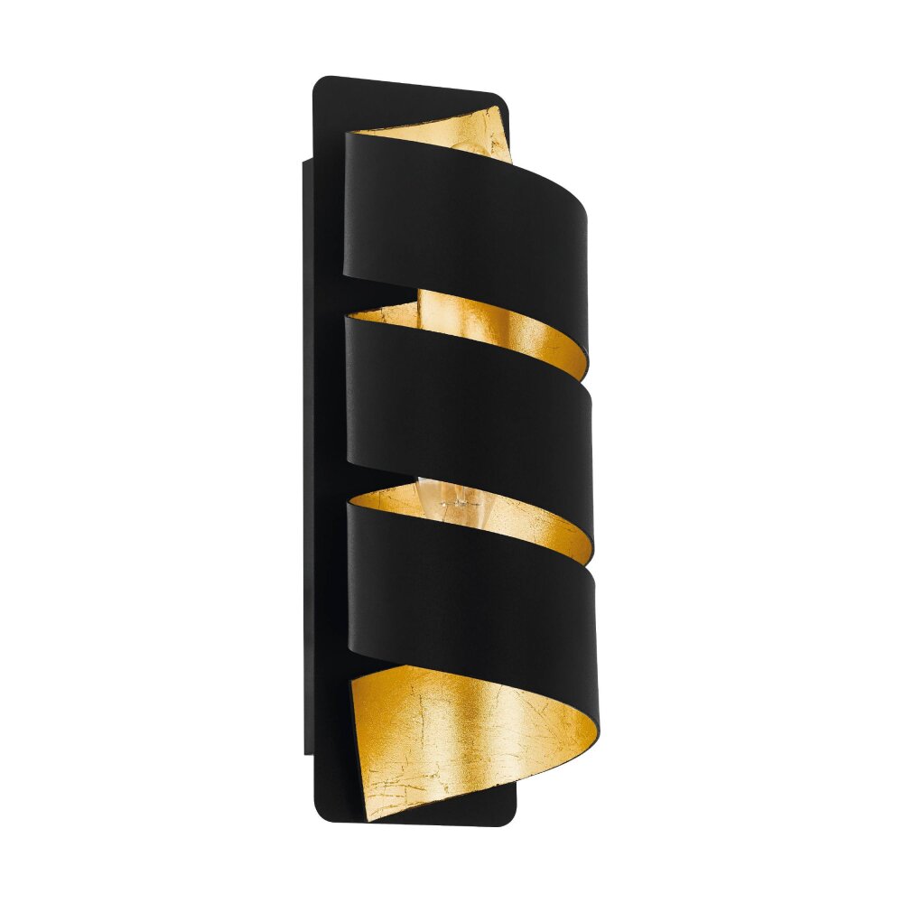 Eglo Leuchten ELIZONDO Wandleuchte Gold, Schwarz, 1-flammig main product photo