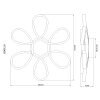 Globo Orbita LED Deckenleuchte, 3000 Kelvin, 4300 Lumen, 34 Watt, moderne Deckenlampe