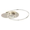 Globo Beltran LED Deckenleuchte Deckenlampe mit 3 Ringen Nickel-Matt/Silber